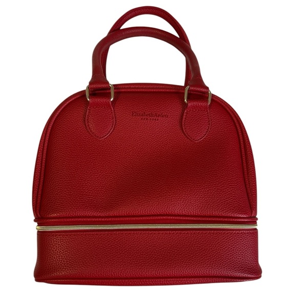 NWOT Elizabeth Arden Red Leather Handbag - Picture 1 of 7